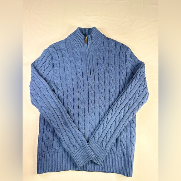 Polo Ralph Lauren Other - Polo Ralph Lauren Cable Knit Quarter Zip | $50